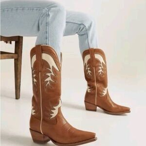 Tecovas Annie Pecan and Bone Boots